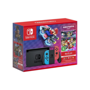 CONSOLE NINTENDO SWITCH + JOY-CON NEON + MARIO KART 8 DELUXE